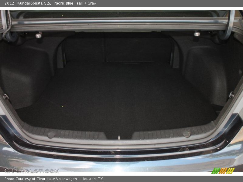 Pacific Blue Pearl / Gray 2012 Hyundai Sonata GLS