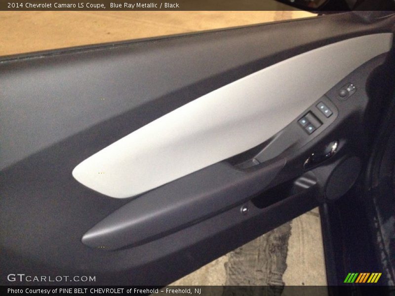 Blue Ray Metallic / Black 2014 Chevrolet Camaro LS Coupe