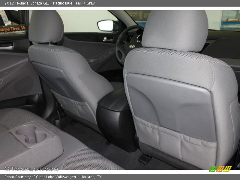Pacific Blue Pearl / Gray 2012 Hyundai Sonata GLS