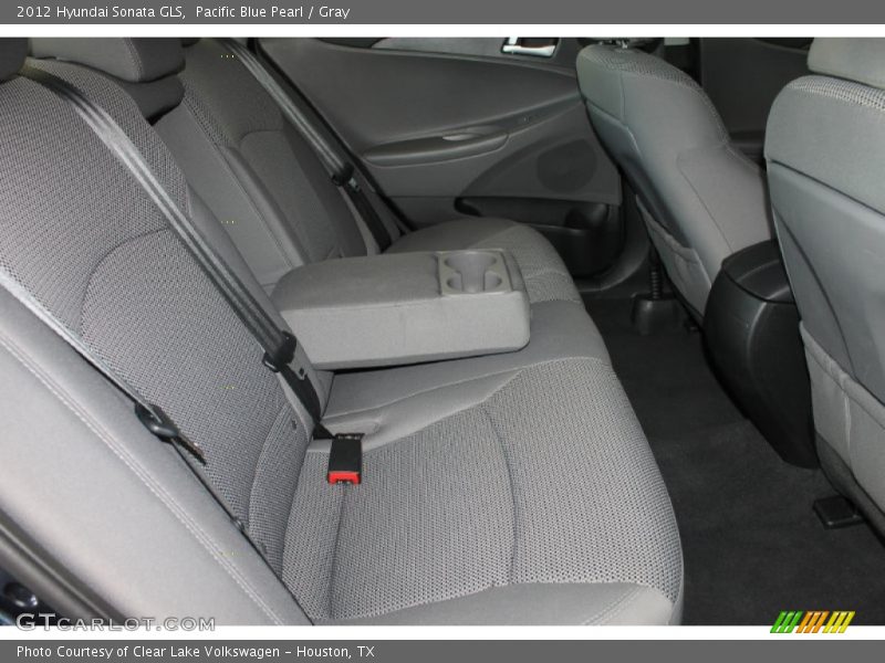 Pacific Blue Pearl / Gray 2012 Hyundai Sonata GLS