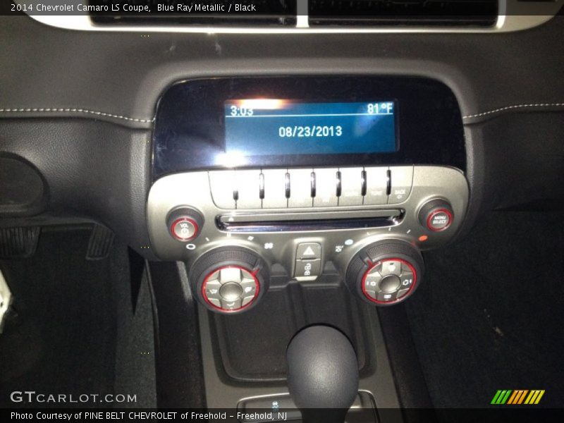 Blue Ray Metallic / Black 2014 Chevrolet Camaro LS Coupe