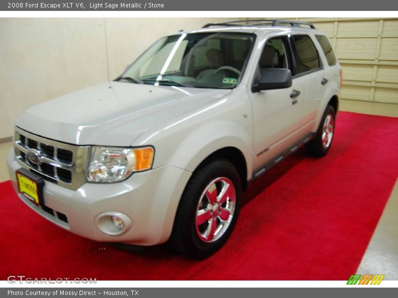 Light Sage Metallic / Stone 2008 Ford Escape XLT V6