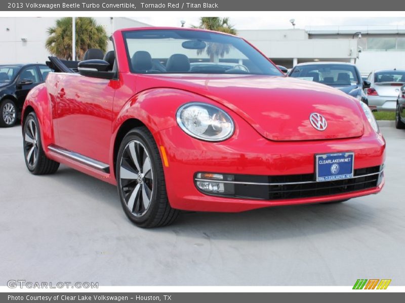 Tornado Red / Titan Black 2013 Volkswagen Beetle Turbo Convertible