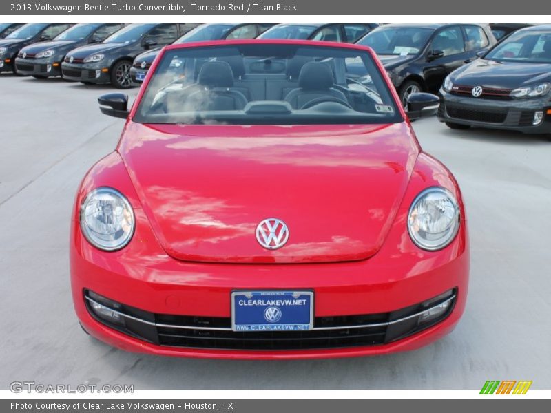Tornado Red / Titan Black 2013 Volkswagen Beetle Turbo Convertible
