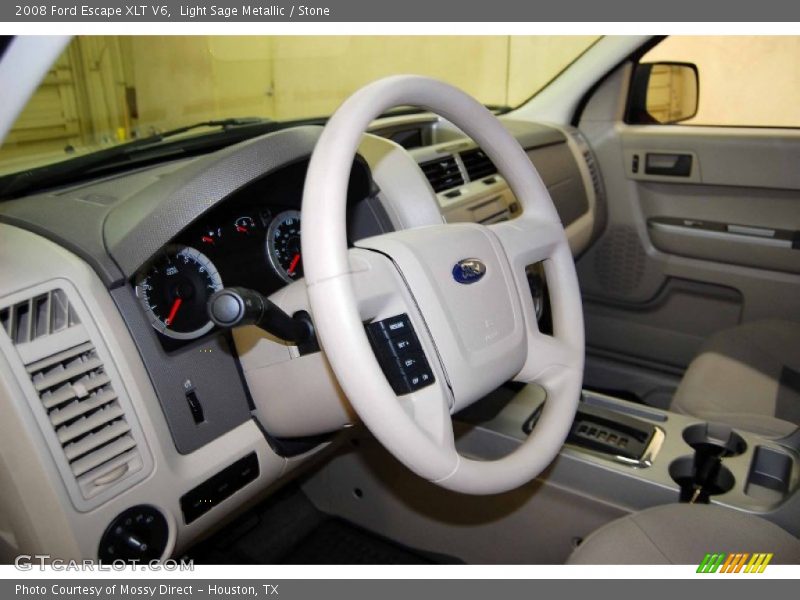 Light Sage Metallic / Stone 2008 Ford Escape XLT V6