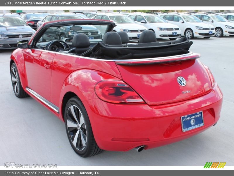 Tornado Red / Titan Black 2013 Volkswagen Beetle Turbo Convertible