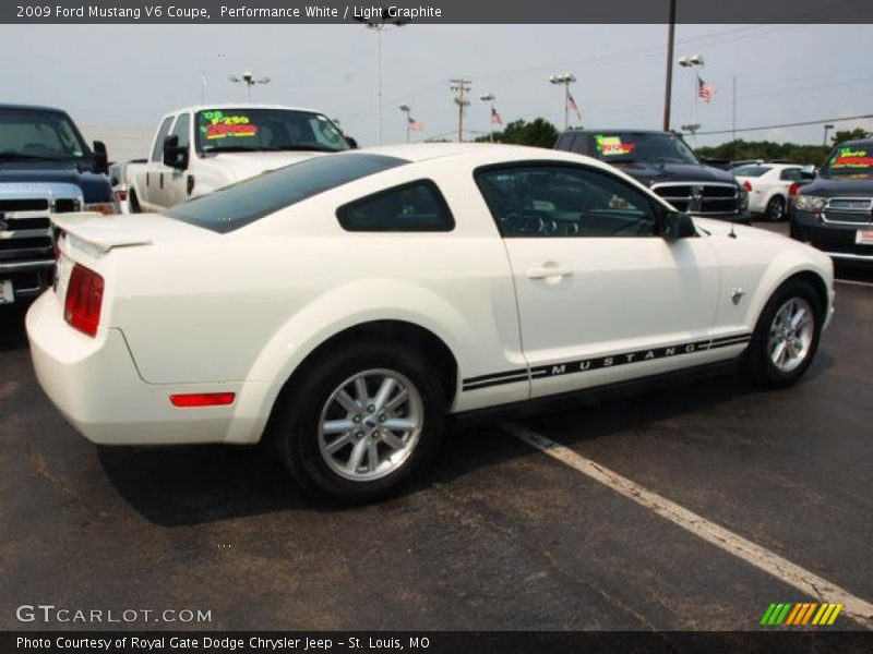 Performance White / Light Graphite 2009 Ford Mustang V6 Coupe
