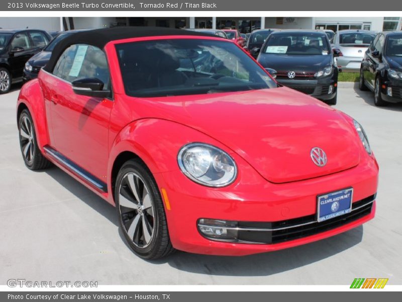 Tornado Red / Titan Black 2013 Volkswagen Beetle Turbo Convertible