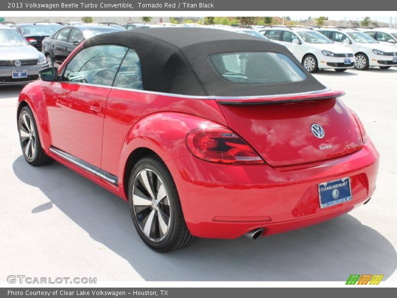 Tornado Red / Titan Black 2013 Volkswagen Beetle Turbo Convertible