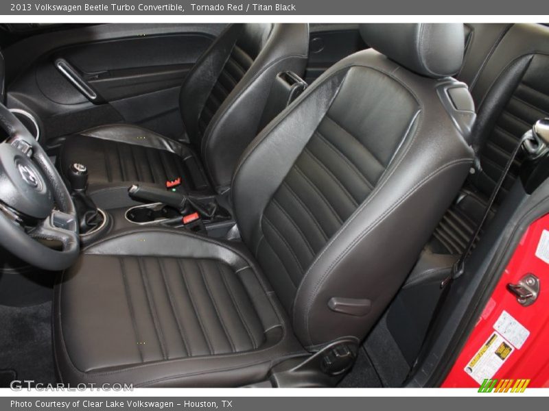 Front Seat of 2013 Beetle Turbo Convertible