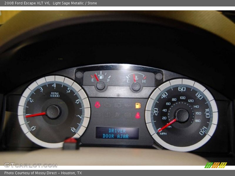 Light Sage Metallic / Stone 2008 Ford Escape XLT V6