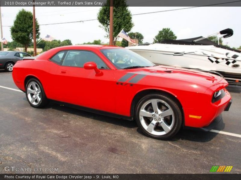 TorRed / Dark Slate Gray 2010 Dodge Challenger R/T