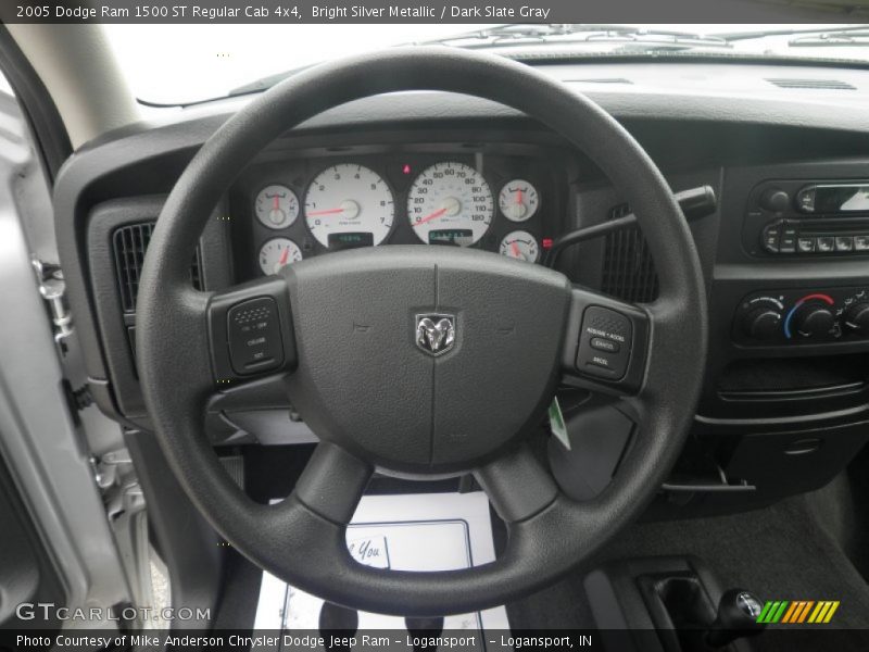 Bright Silver Metallic / Dark Slate Gray 2005 Dodge Ram 1500 ST Regular Cab 4x4