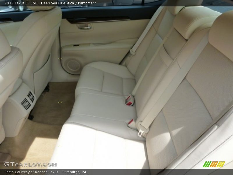 Deep Sea Blue Mica / Parchment 2013 Lexus ES 350