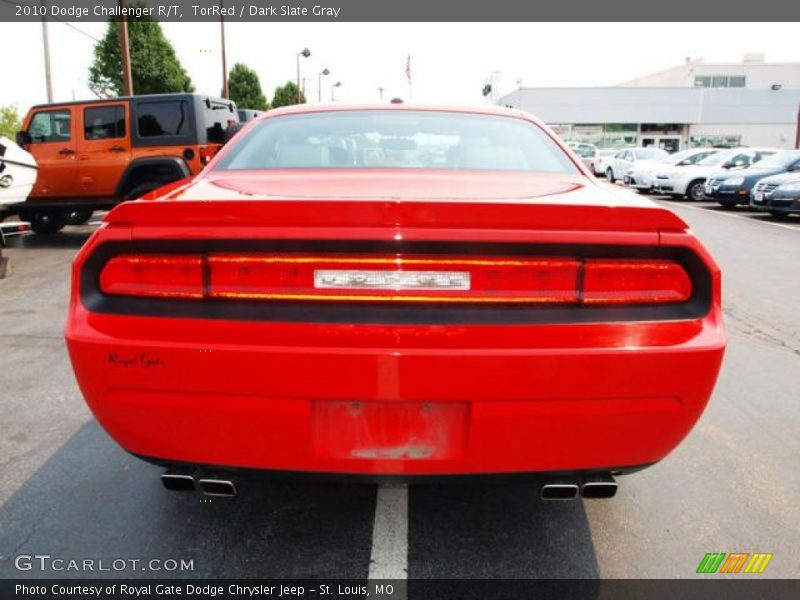 TorRed / Dark Slate Gray 2010 Dodge Challenger R/T