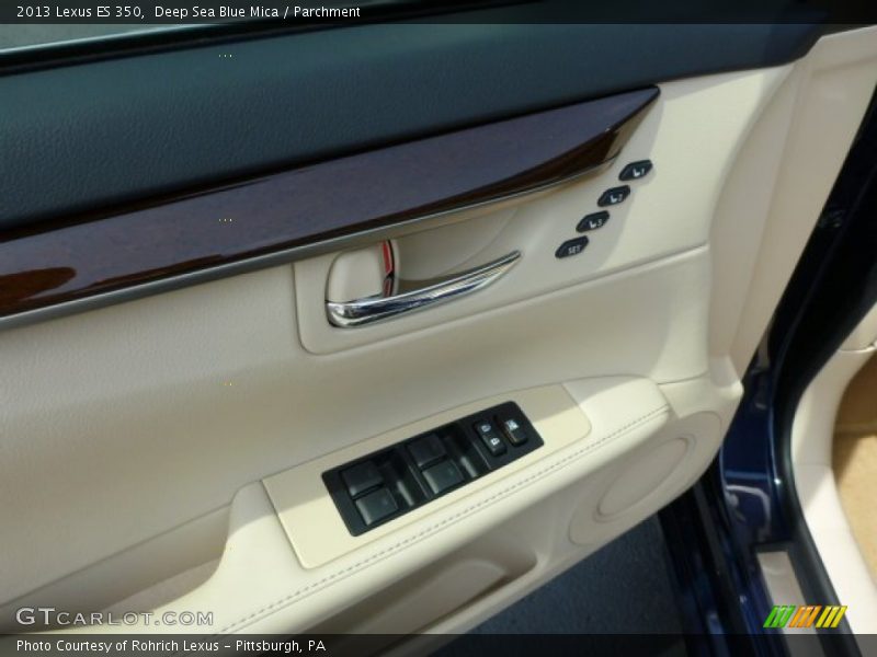 Deep Sea Blue Mica / Parchment 2013 Lexus ES 350
