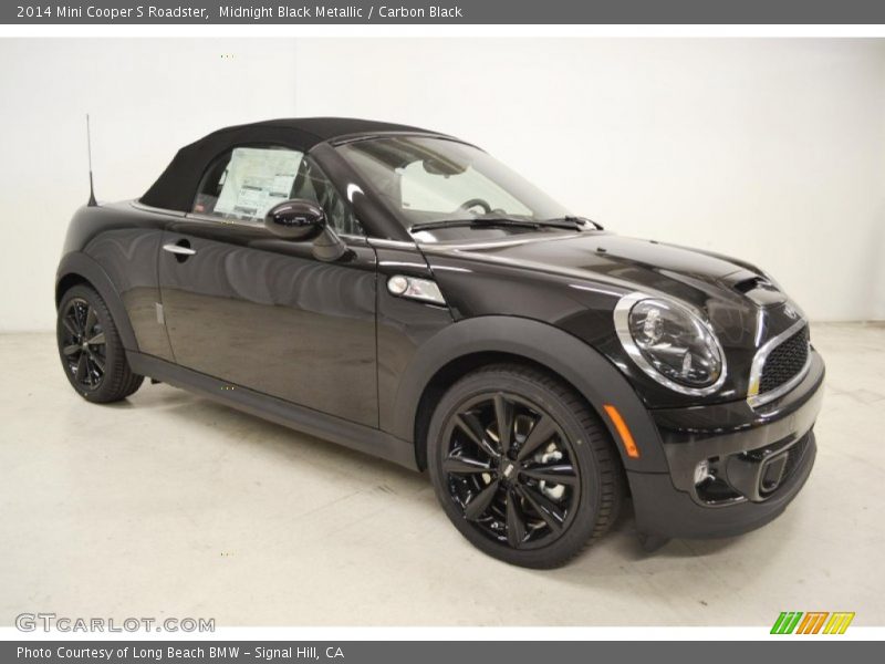 Midnight Black Metallic / Carbon Black 2014 Mini Cooper S Roadster