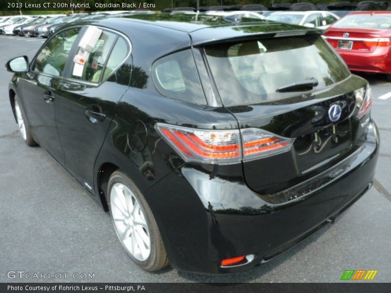 Obsidian Black / Ecru 2013 Lexus CT 200h Hybrid