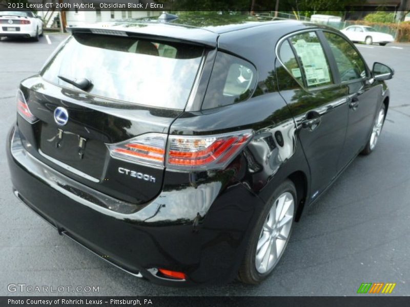 Obsidian Black / Ecru 2013 Lexus CT 200h Hybrid