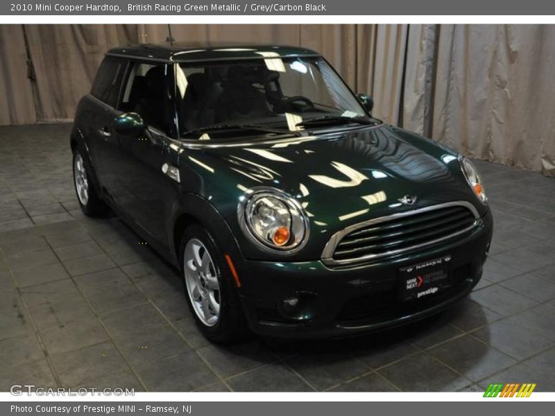 British Racing Green Metallic / Grey/Carbon Black 2010 Mini Cooper Hardtop