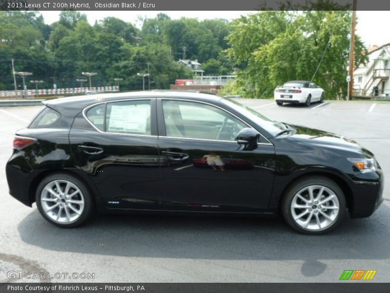 Obsidian Black / Ecru 2013 Lexus CT 200h Hybrid