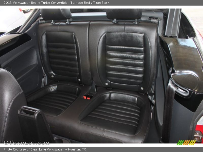 Rear Seat of 2013 Beetle Turbo Convertible