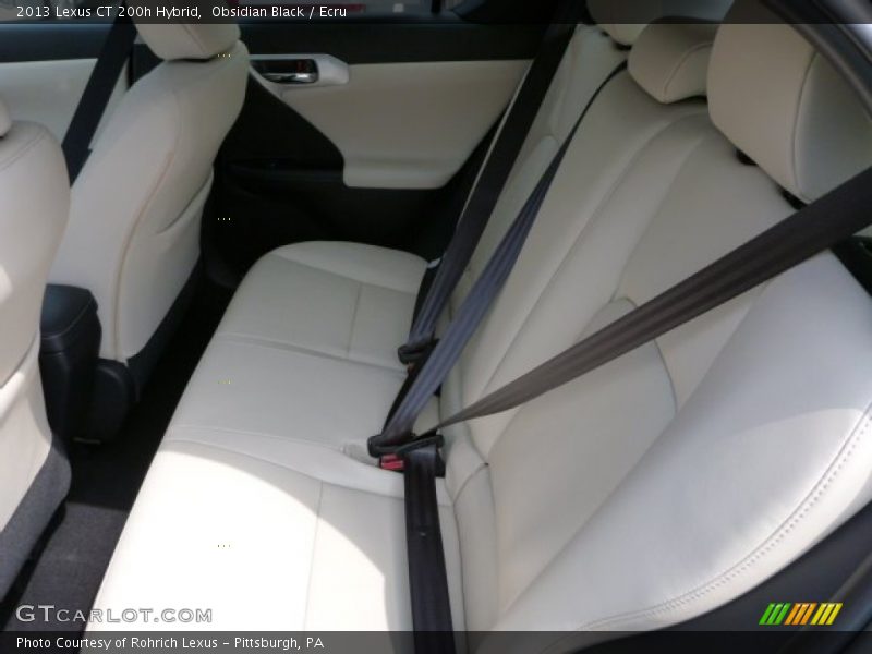 Obsidian Black / Ecru 2013 Lexus CT 200h Hybrid