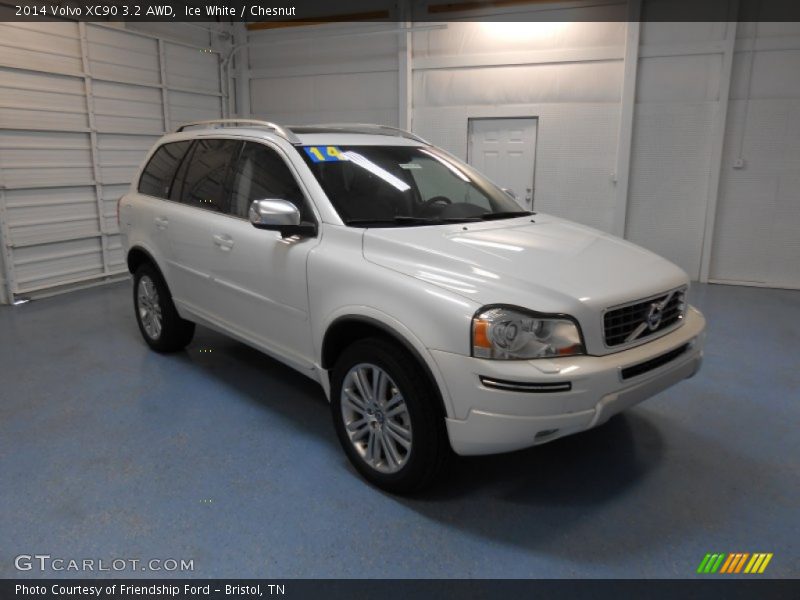 Ice White / Chesnut 2014 Volvo XC90 3.2 AWD