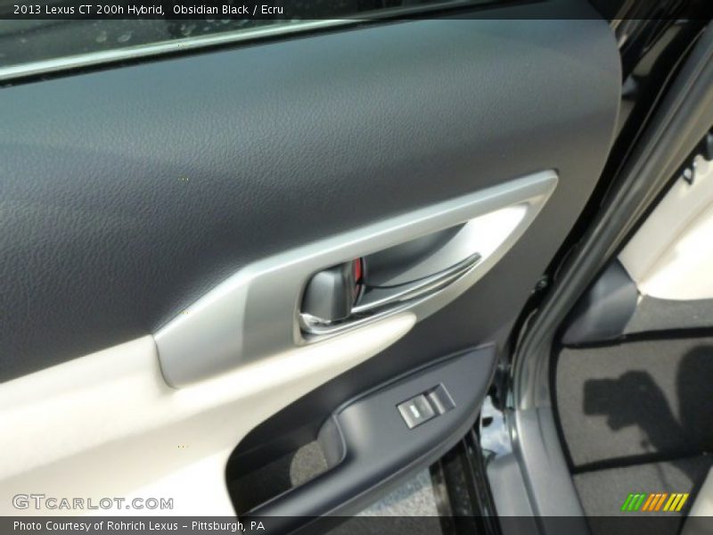 Obsidian Black / Ecru 2013 Lexus CT 200h Hybrid