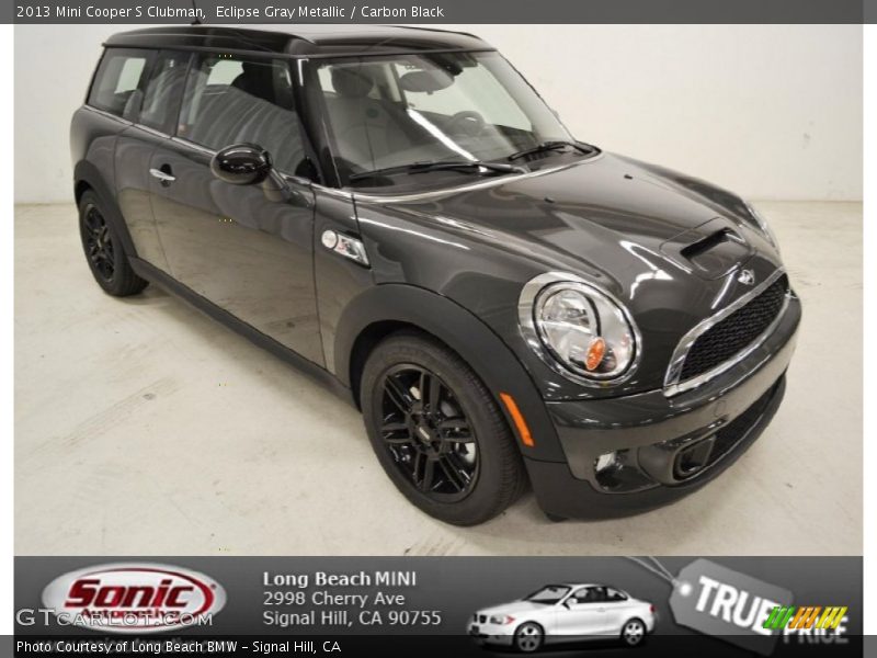 Eclipse Gray Metallic / Carbon Black 2013 Mini Cooper S Clubman