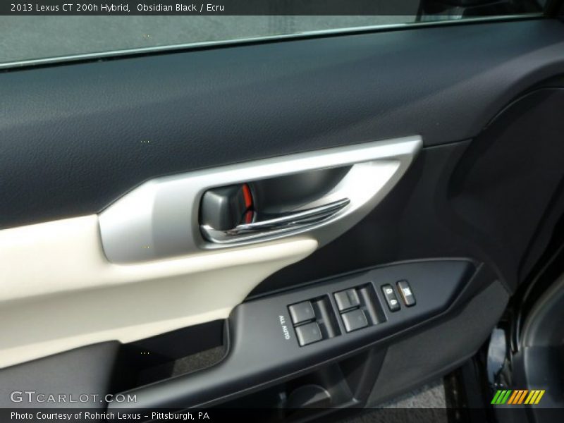 Obsidian Black / Ecru 2013 Lexus CT 200h Hybrid