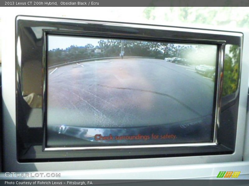 Obsidian Black / Ecru 2013 Lexus CT 200h Hybrid