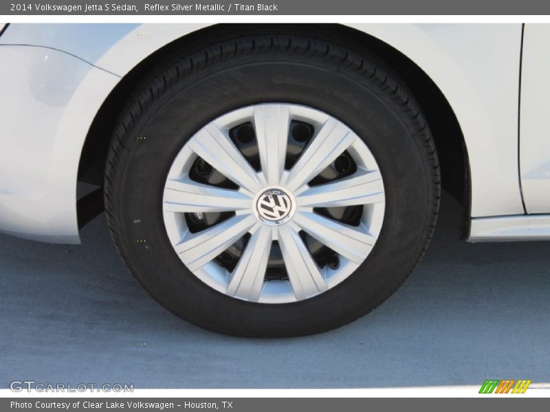 Reflex Silver Metallic / Titan Black 2014 Volkswagen Jetta S Sedan