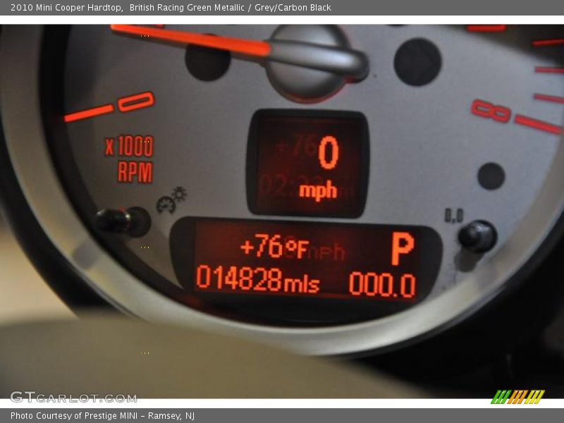 British Racing Green Metallic / Grey/Carbon Black 2010 Mini Cooper Hardtop