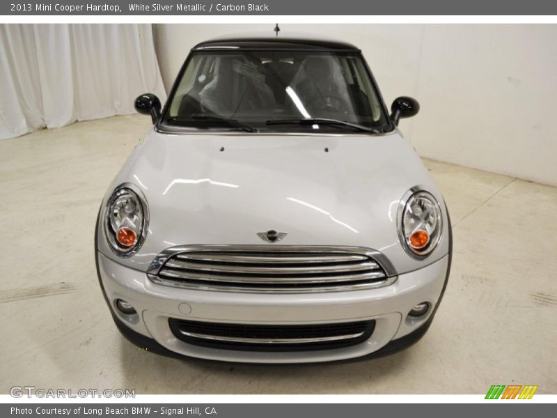 White Silver Metallic / Carbon Black 2013 Mini Cooper Hardtop