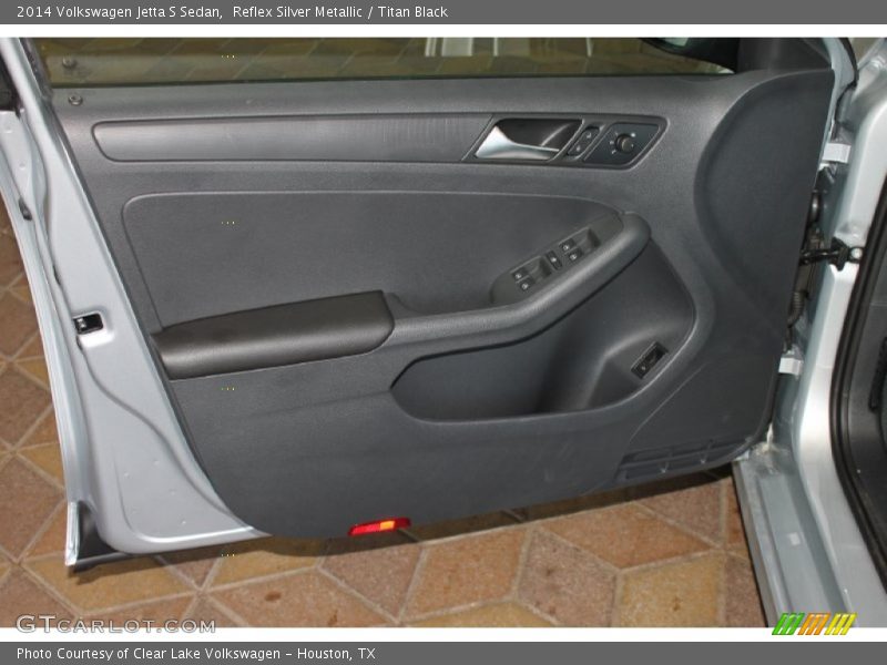 Reflex Silver Metallic / Titan Black 2014 Volkswagen Jetta S Sedan