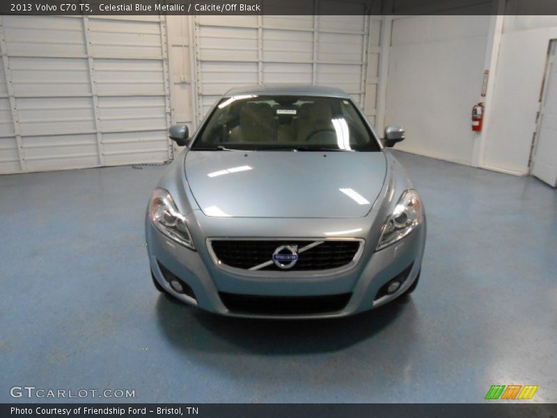 Celestial Blue Metallic / Calcite/Off Black 2013 Volvo C70 T5