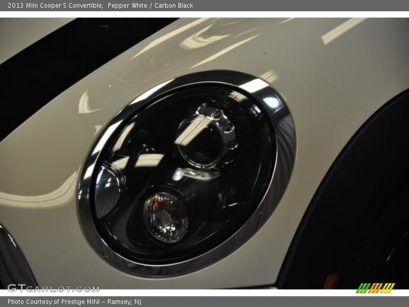 Pepper White / Carbon Black 2013 Mini Cooper S Convertible