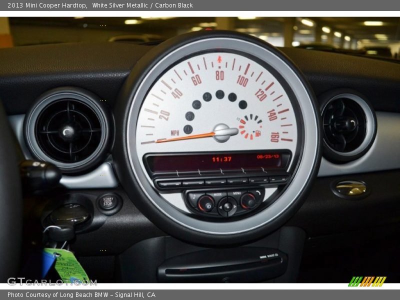 White Silver Metallic / Carbon Black 2013 Mini Cooper Hardtop