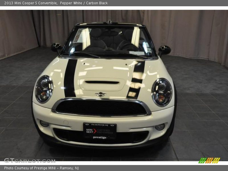 Pepper White / Carbon Black 2013 Mini Cooper S Convertible