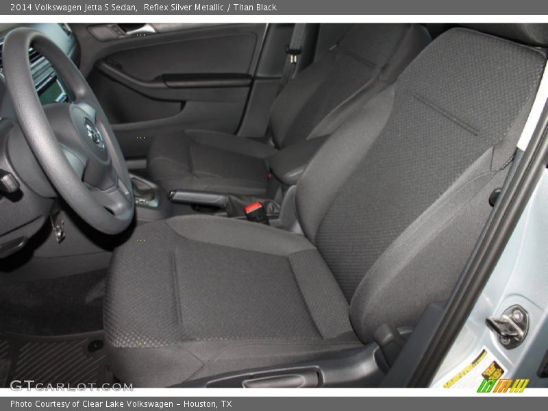 Reflex Silver Metallic / Titan Black 2014 Volkswagen Jetta S Sedan