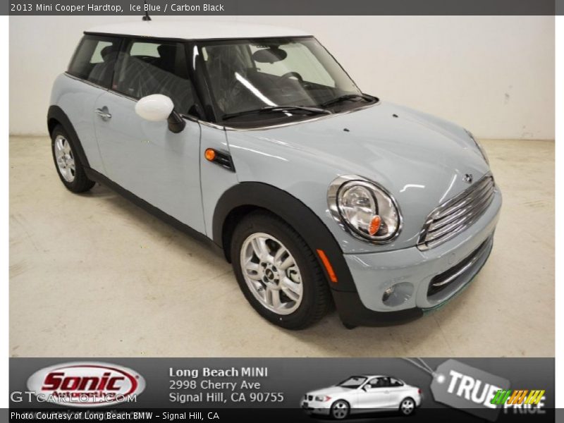 Ice Blue / Carbon Black 2013 Mini Cooper Hardtop