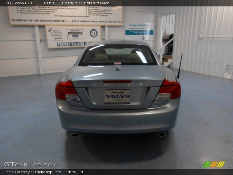 Celestial Blue Metallic / Calcite/Off Black 2013 Volvo C70 T5