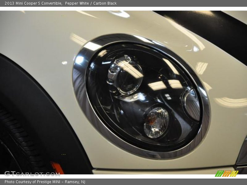 Pepper White / Carbon Black 2013 Mini Cooper S Convertible
