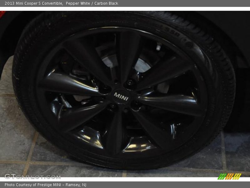 Pepper White / Carbon Black 2013 Mini Cooper S Convertible