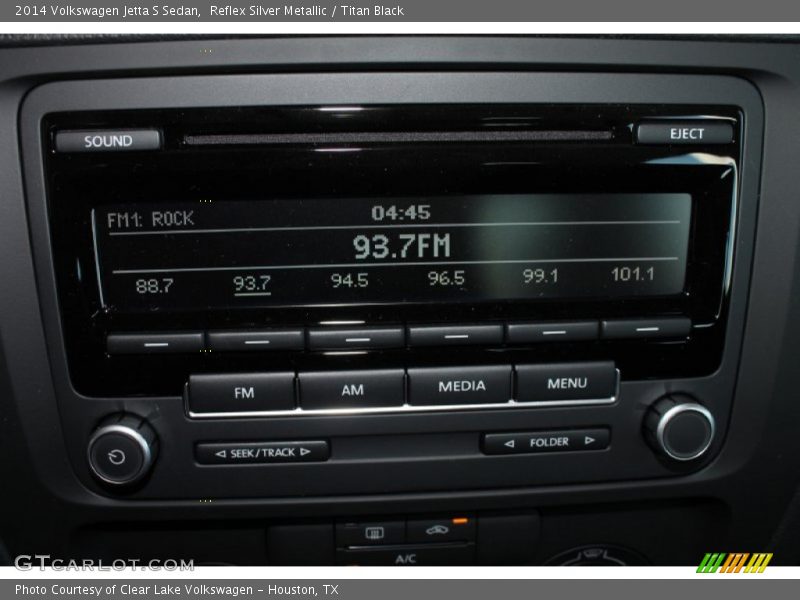 Reflex Silver Metallic / Titan Black 2014 Volkswagen Jetta S Sedan
