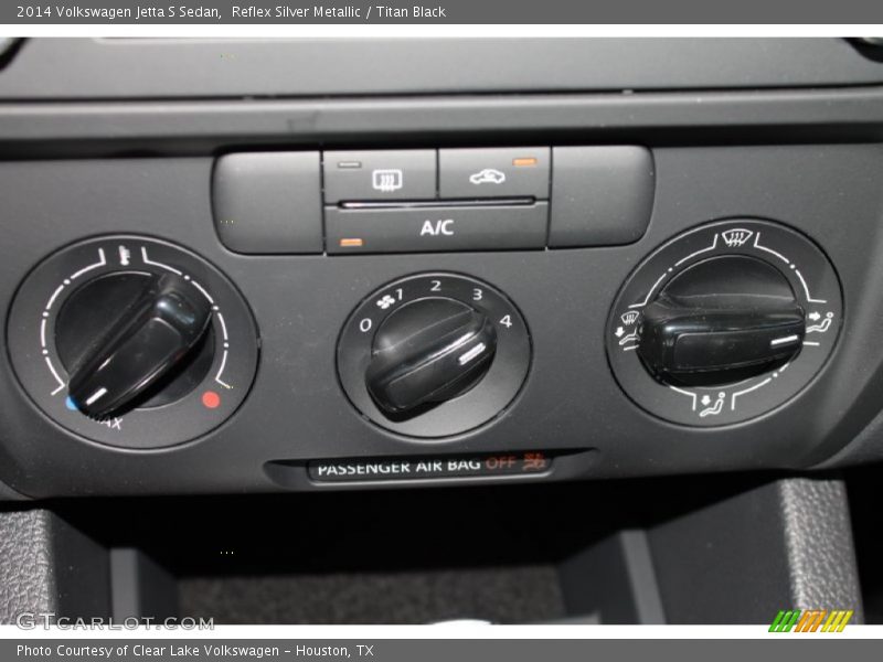 Controls of 2014 Jetta S Sedan