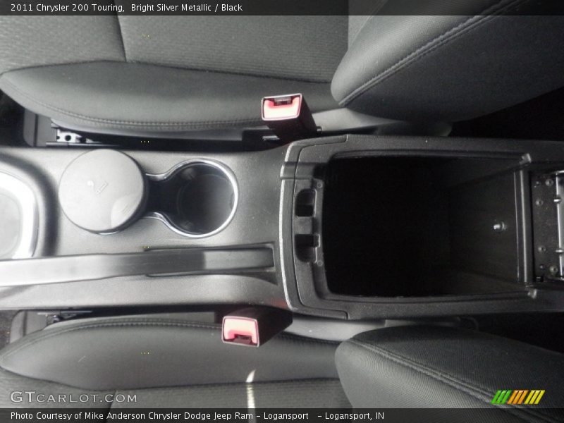 Bright Silver Metallic / Black 2011 Chrysler 200 Touring
