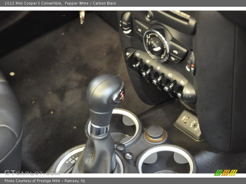 Pepper White / Carbon Black 2013 Mini Cooper S Convertible
