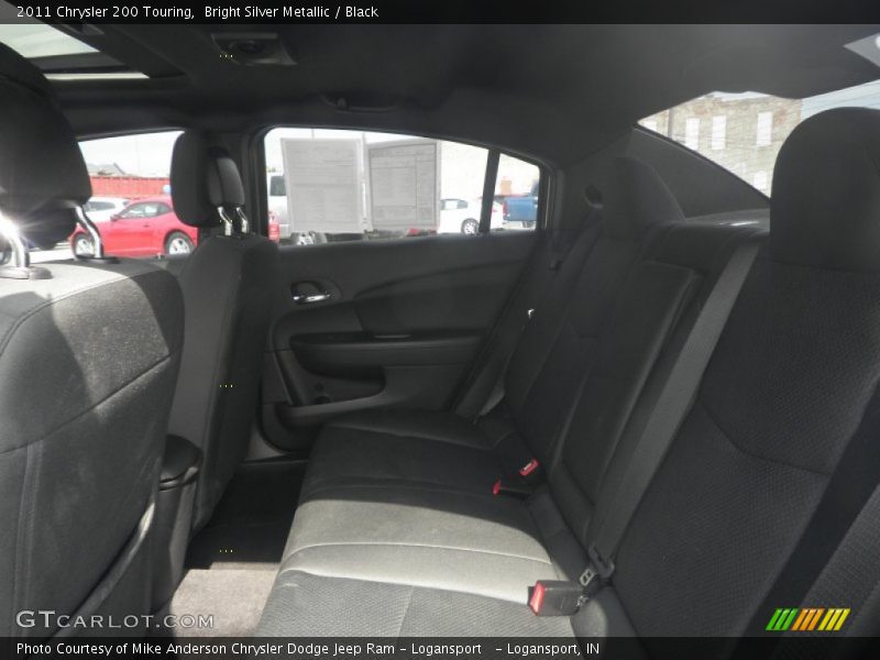Bright Silver Metallic / Black 2011 Chrysler 200 Touring